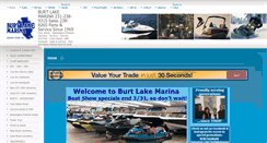 Desktop Screenshot of burtlakemarina.com